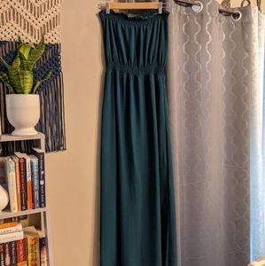 Costa Blanca strapless maxi dress